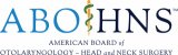 American Board of Otolaryngology, their Certification emblem.